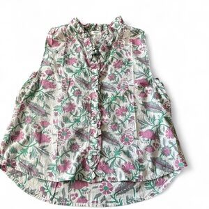 EUC Dylan Vintage Woman’s Floral Button-up blouse, Size M